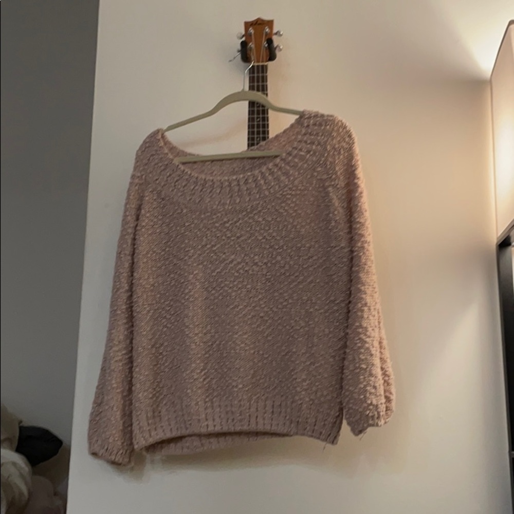 Dusty rose sweater
